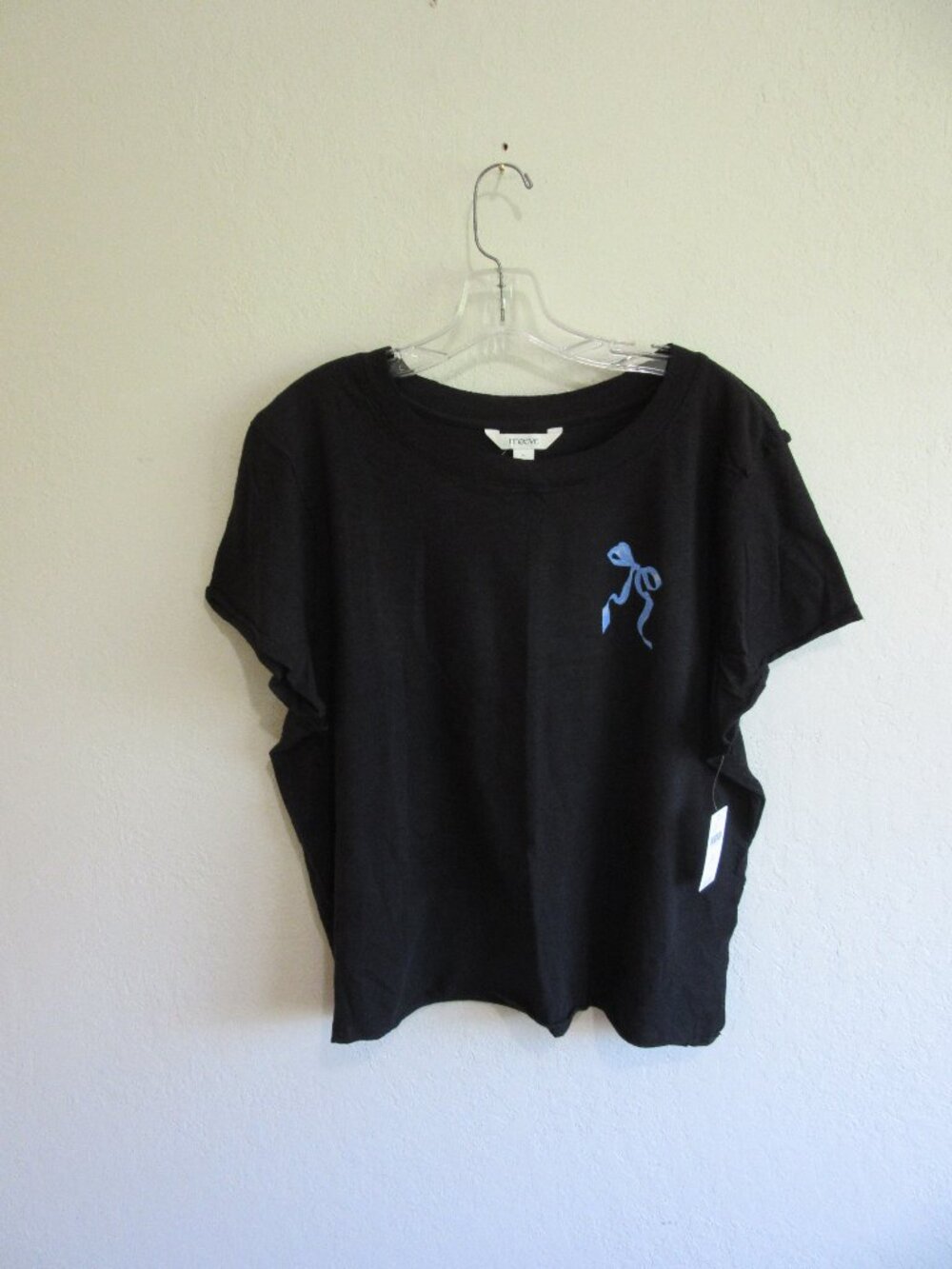 Maeve Anthropologie Black Graphic "Notes to Self" Pullover XL NWT T-Shirt